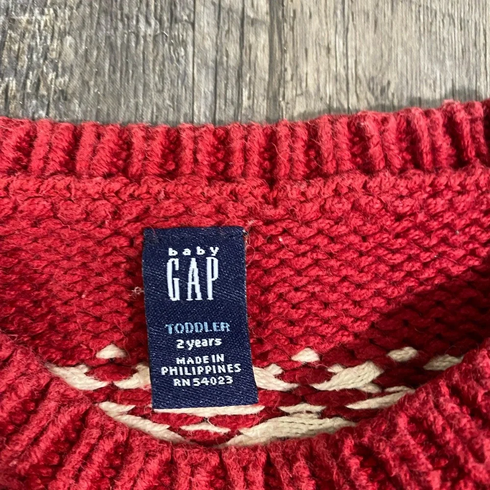 GAP Vintage Boys Holiday Sweater